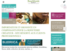 Tablet Screenshot of beaumonde-bijoux.com